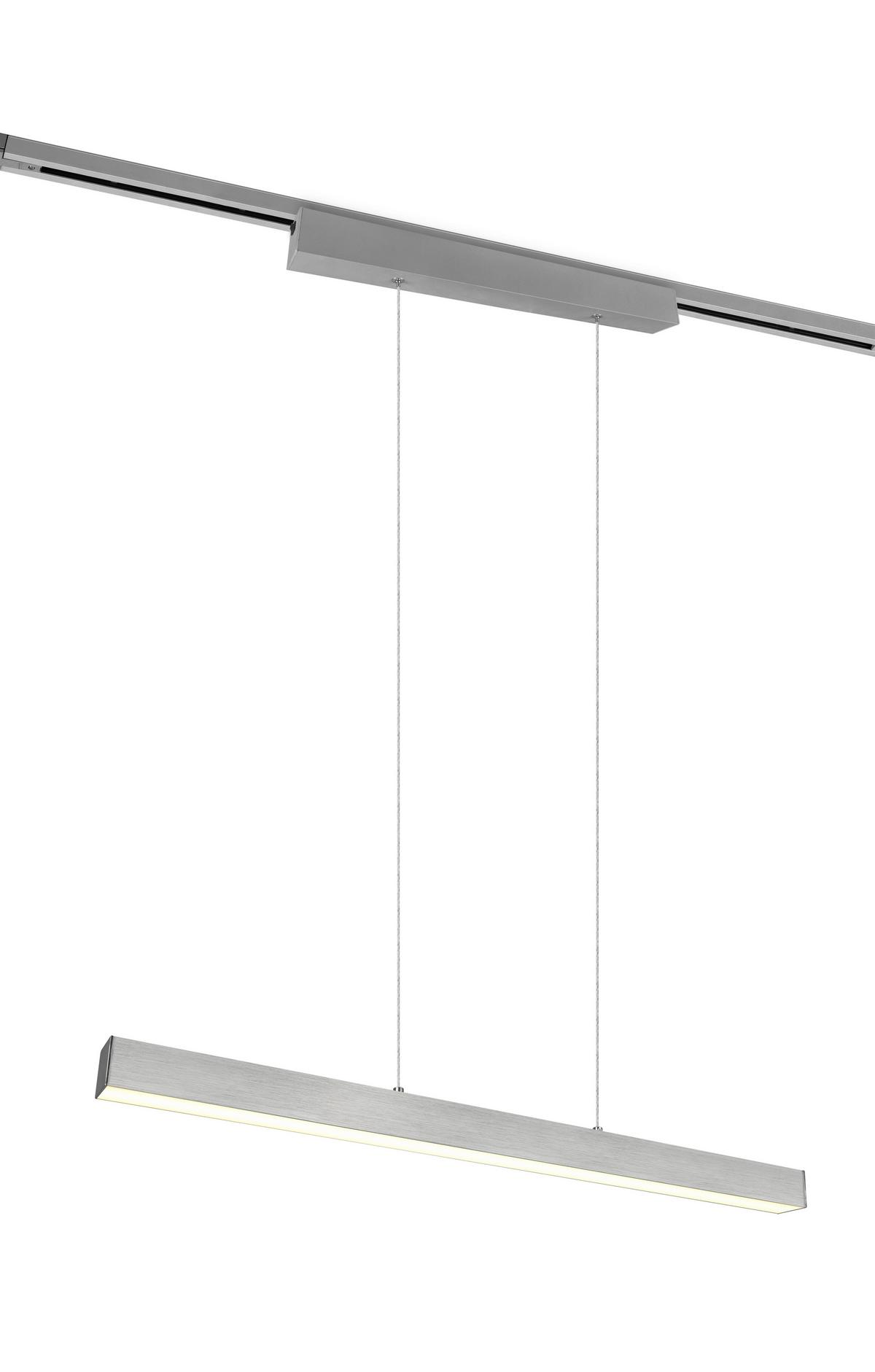 Schienensystem Duoline PL Paros in max. 29 Watt - Nickelfarben, Design, Metall (90/180/5cm) - Trio Leuchten