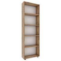 REGAL BULAS - Honigeiche/Schwarz, Basics, Holzwerkstoff/Kunststoff (56/169/20cm) - MID.YOU