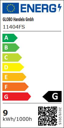 LED-Leuchtmittel 11404FS max. 8,5 Watt - Goldfarben, Glas/Metall (12,5/17,7cm) - Globo