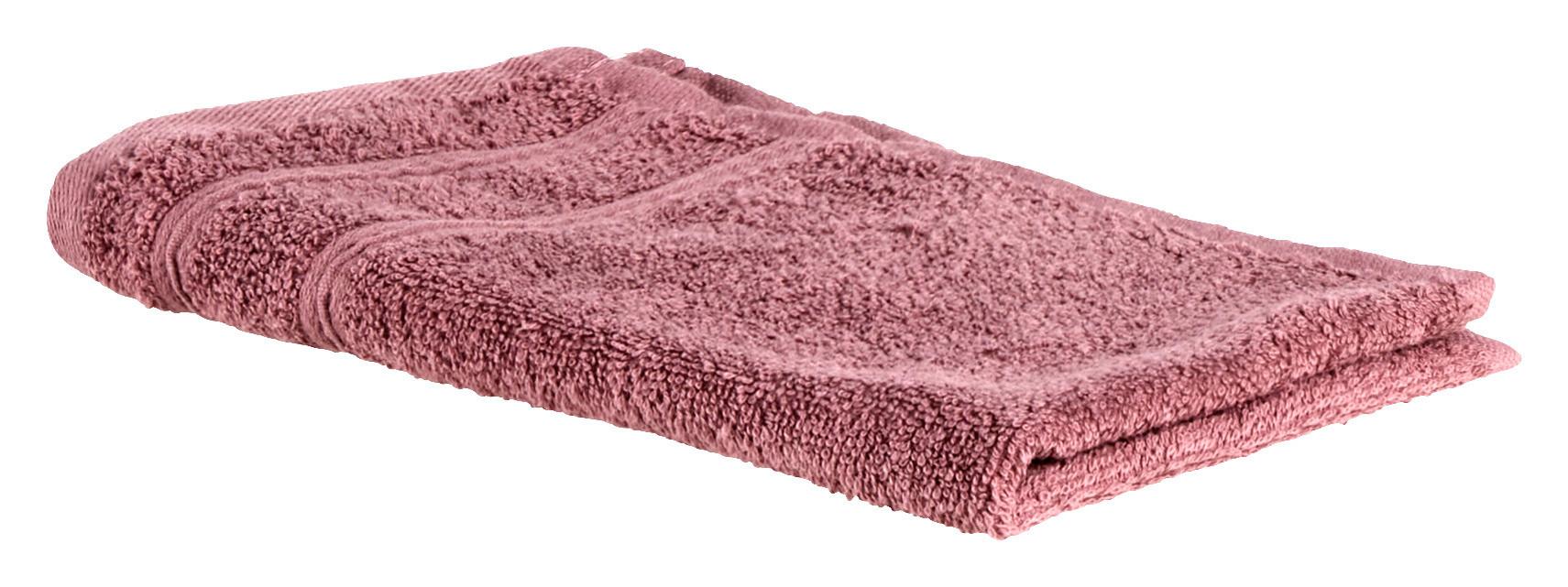 Gästetuch Melanie in Mauve ca. 30x50cm - Mauve, Textil (30/50cm) - Modern Living