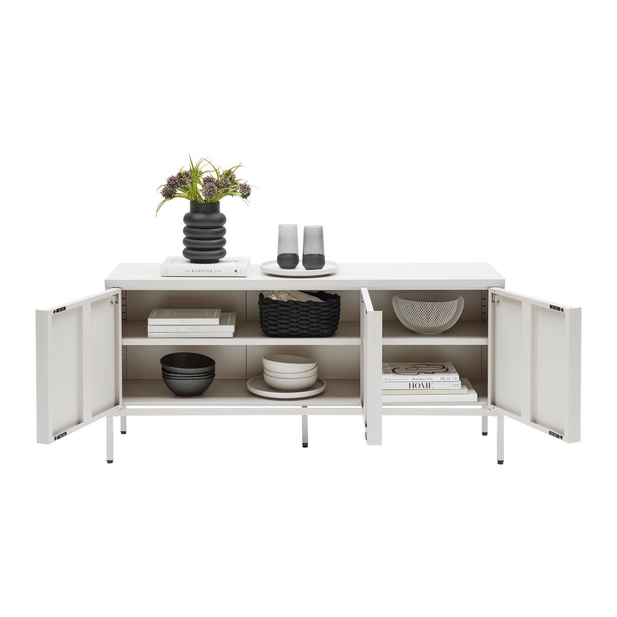 Lowboard Floyd Beige - Beige, MODERN, Metall (130/60/35cm) - Mömax