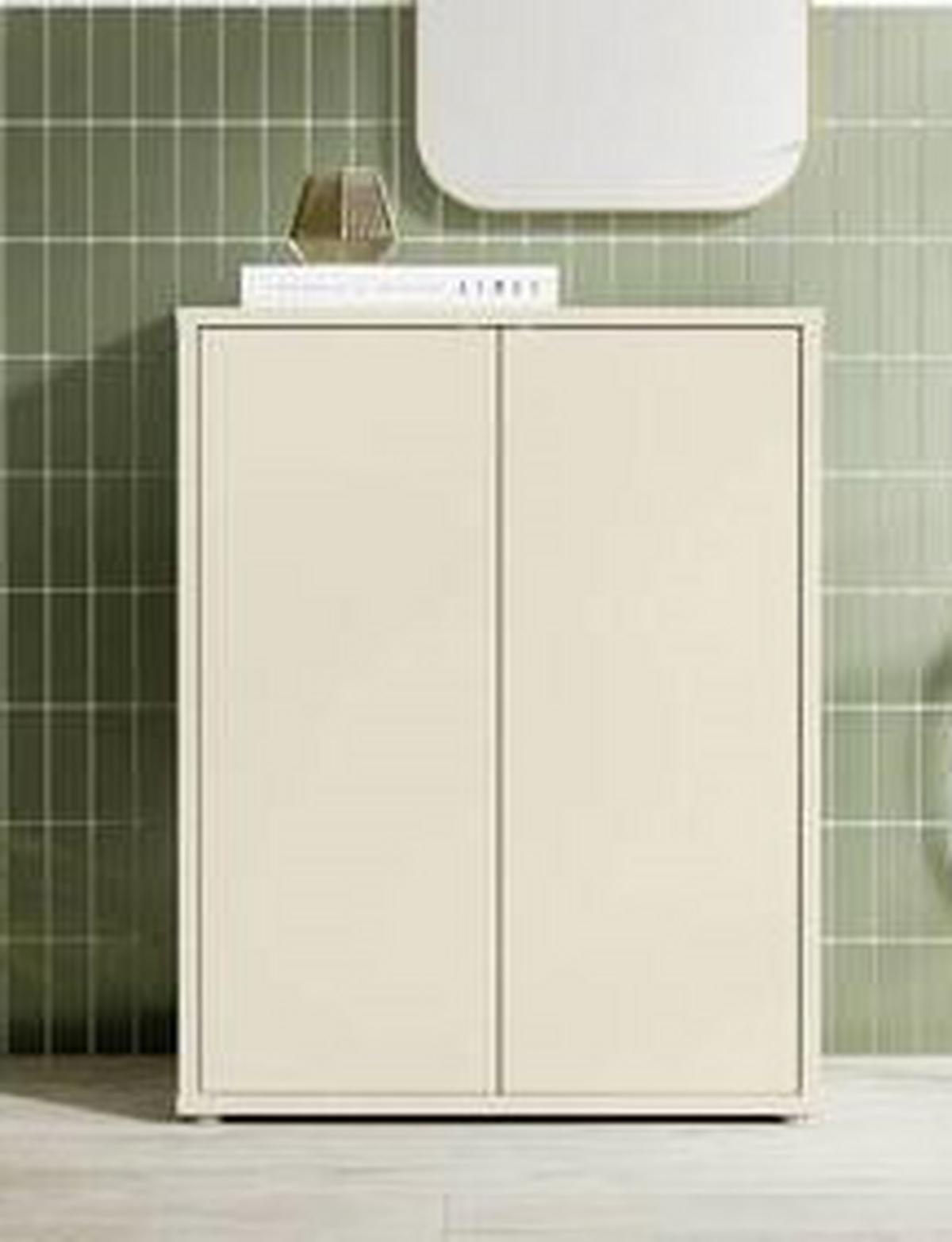 Dulap pentru pantofi ALICE SPRINGS - nisipiu, Modern, material pe bază de lemn (74,5/99,1/34,9cm) - Modern Living