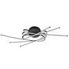 LED-TAKLAMPA STRAL - svart, Modern, metall/plast (65,5/31/14cm)