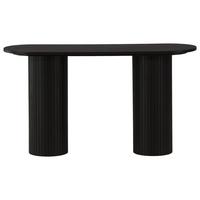 KONSOLE BIANCA - Schwarz, Design, Holzwerkstoff (130/40/72cm) - Livetastic