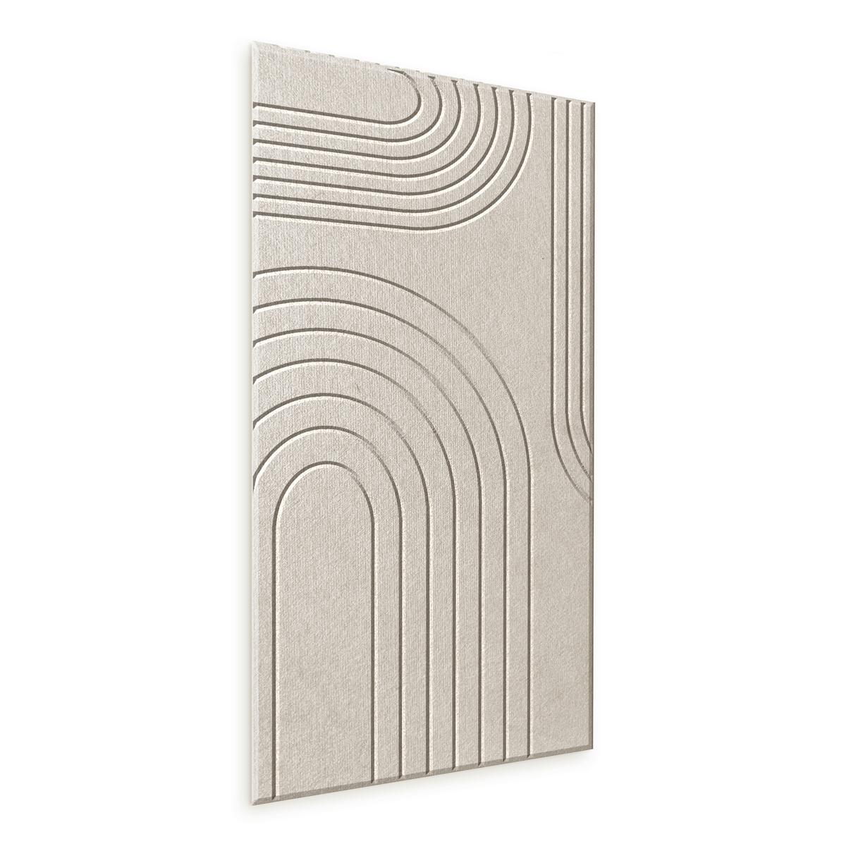 Akustikpaneel Milena Beige ca. 30x60cm - Beige, Textil (30/60cm) - Premium Living