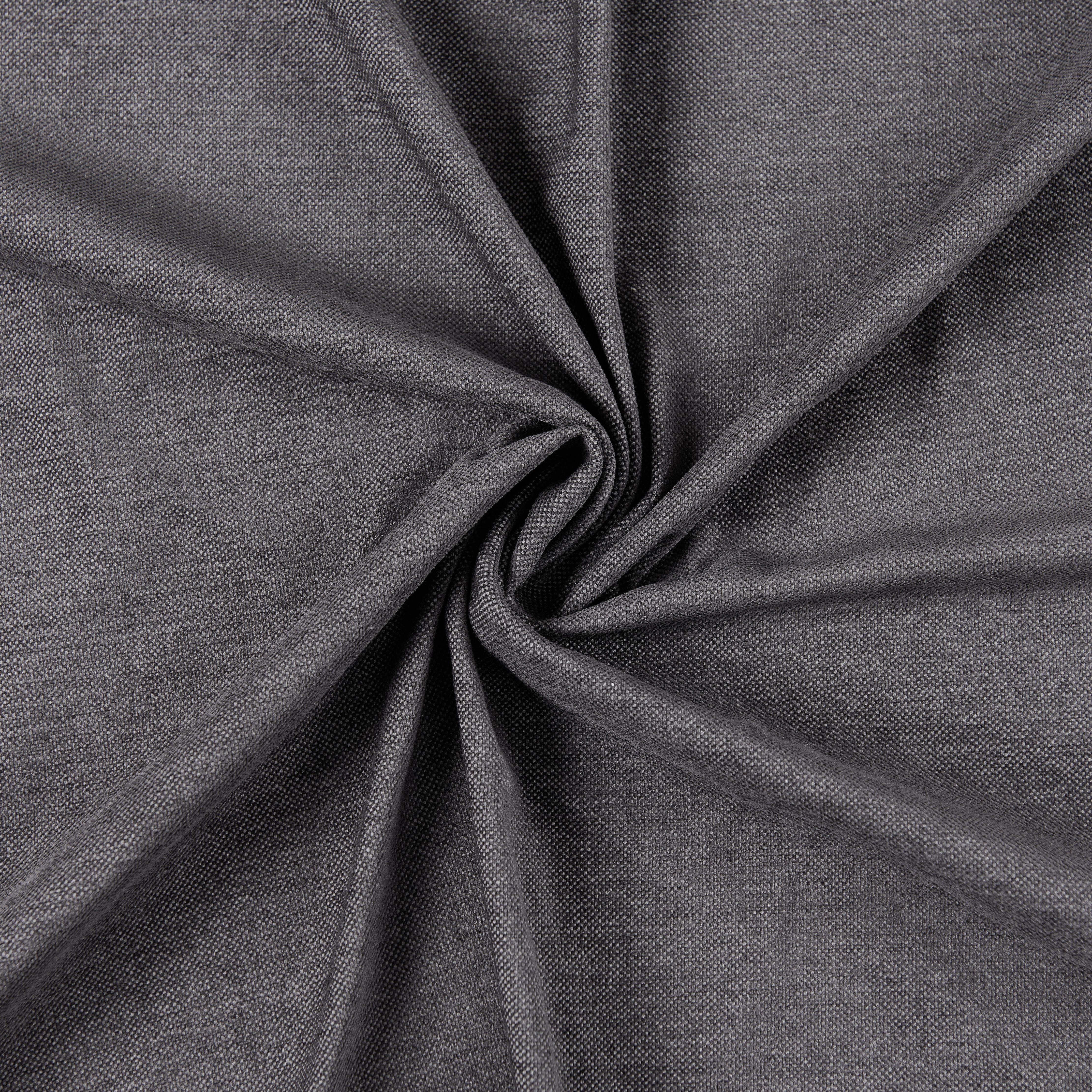Készfüggöny Elias - antracit, Konventionell, textil (135/245cm) - Premium Living