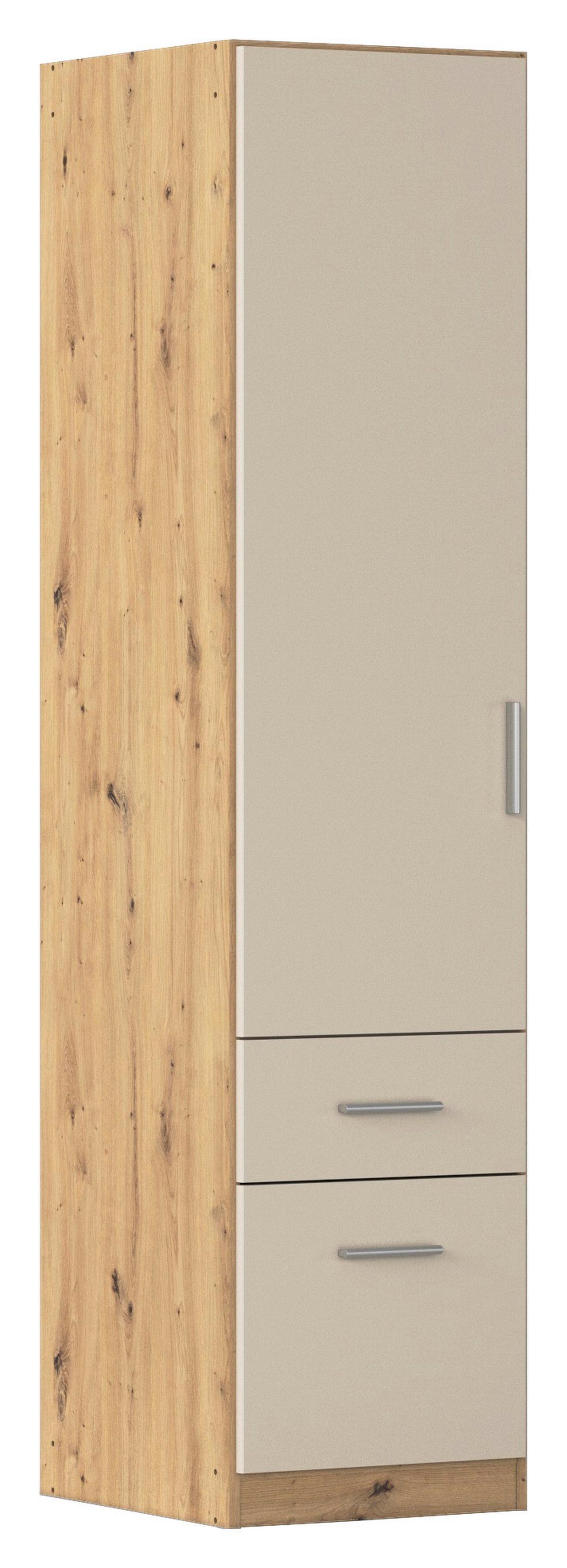 Ormar S Klasičnim Vratima Celle Mat - hrast Artisan/boje šampanjca, Trend, drvni materijal/plastika (47/197/54cm)