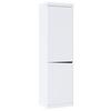 Ormar Turino Neo - bijela/boje grafita, Trend, drvni materijal (54/196,5/39,9cm) - Modern Living