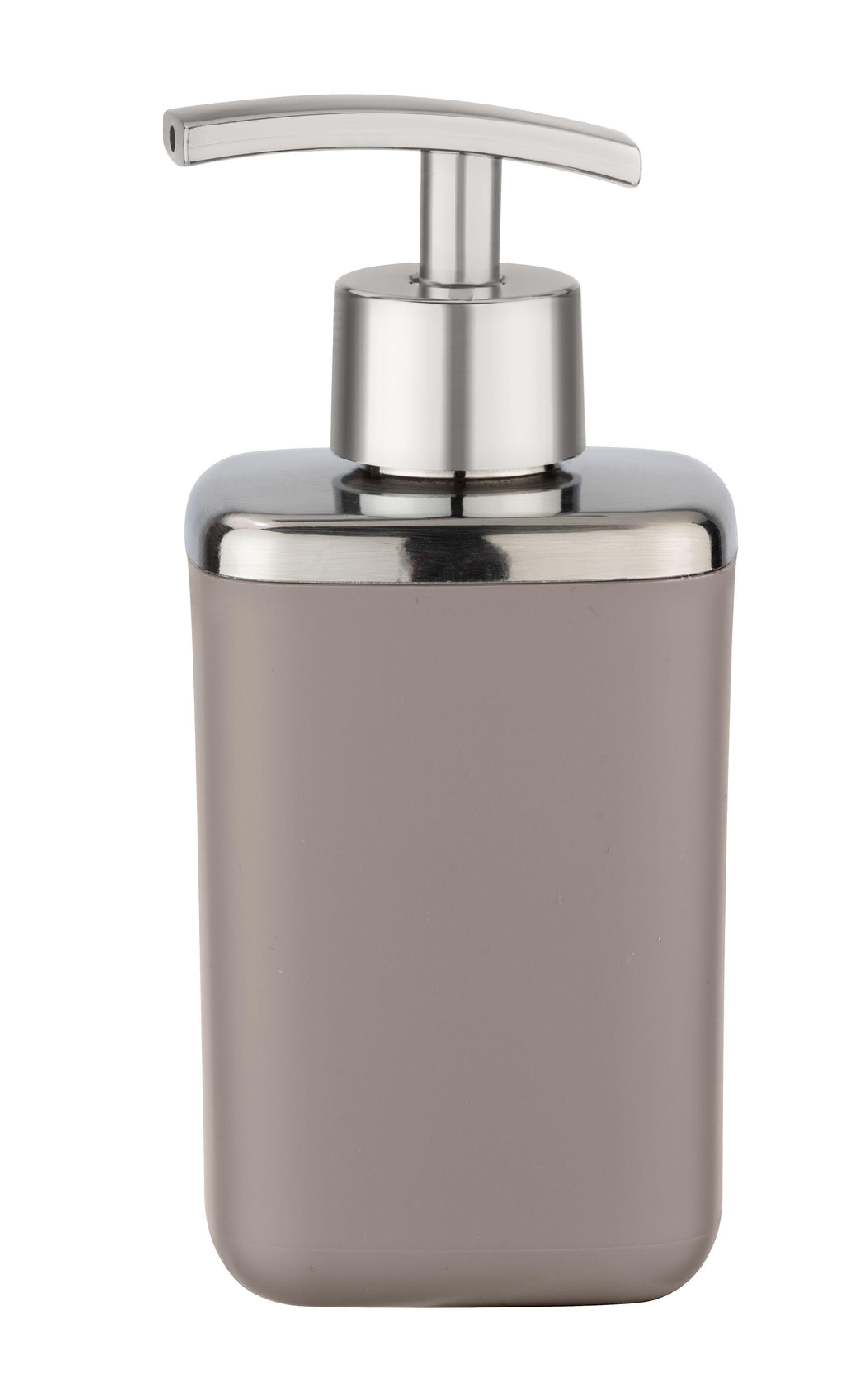 Dozator săpun Barcelona - taupe, Modern, plastic (7/16/7cm) - Wenko