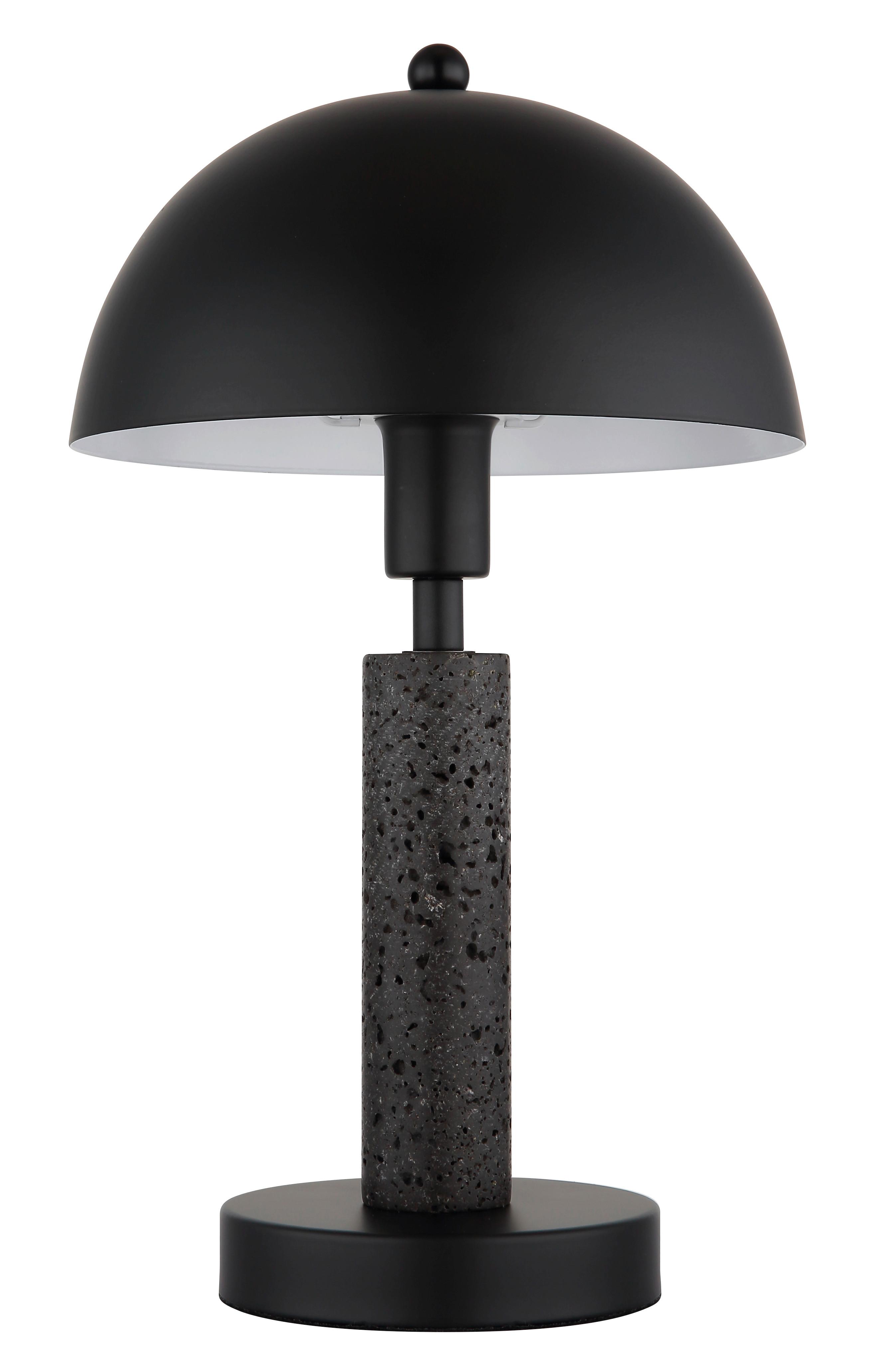 Stolna Svjetiljka Janie - crna, Design, kamen/metal (20/34cm) - Globo