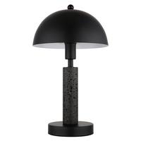Stolna Svjetiljka Janie - crna, Design, kamen/metal (20/34cm) - Globo