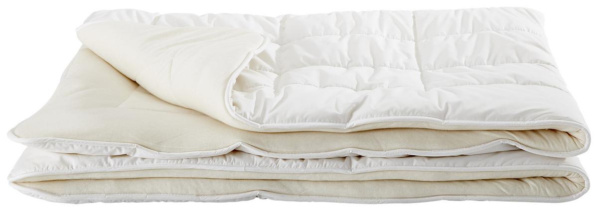 KOŁDRA ZIMOWA COSIDORM DUO - kremowy, Basics, materiały naturalne (135/200cm) - Billerbeck