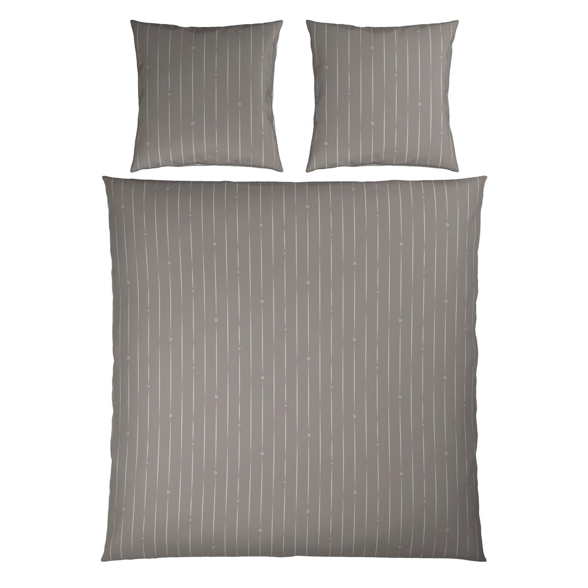 POŚCIEL DWUSTRONNA STRIPES - DK - kolor srebrny, Design, tkanina (200/200cm) - Dieter Knoll