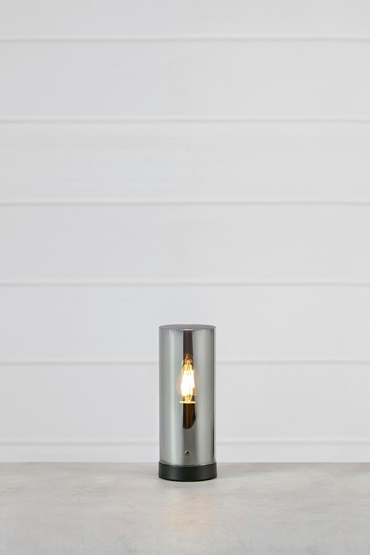 Tischleuchte Post max. 25 Watt - Schwarz, Basics, Glas (9/9/23cm) - Markslöjd