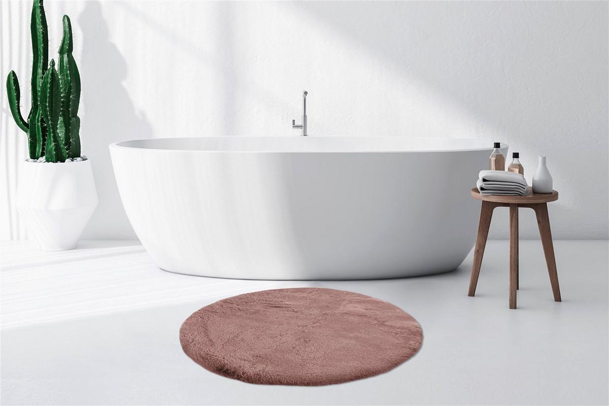 HOCHFLORTEPPICH RABBIT 525 - Rosa, Konventionell (100cm) - Kayoom