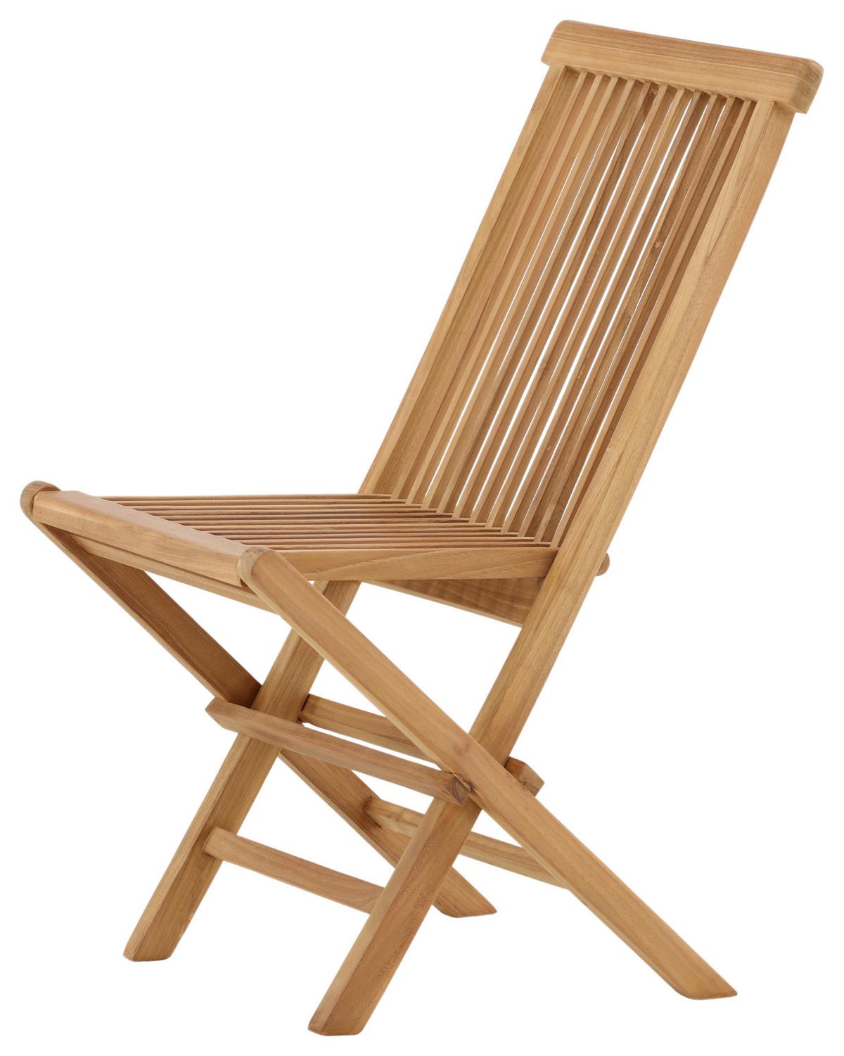 Klappstuhl 2er-Set KENYA - Teakfarben, KONVENTIONELL, Holz (47/89/62cm) - Gardenson