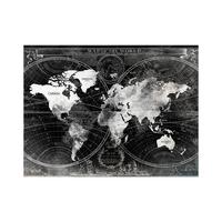 Glasbild Schwarz/Weiß ca. 120x80cm - Schwarz/Weiß, Basics, Glas/Papier (120/80cm)