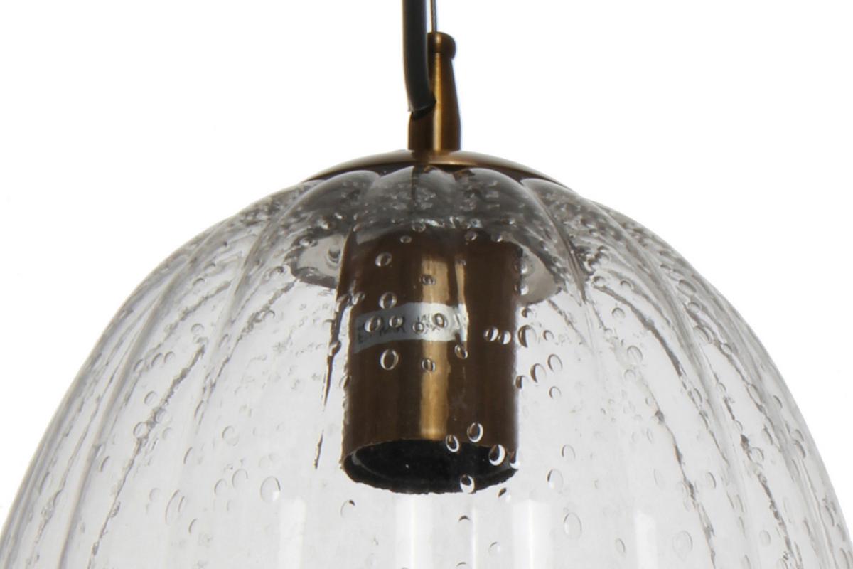 Hängeleuchte Virgina 125 Klar - Klar, Basics, Glas/Metall (23/23/36cm) - Kayoom