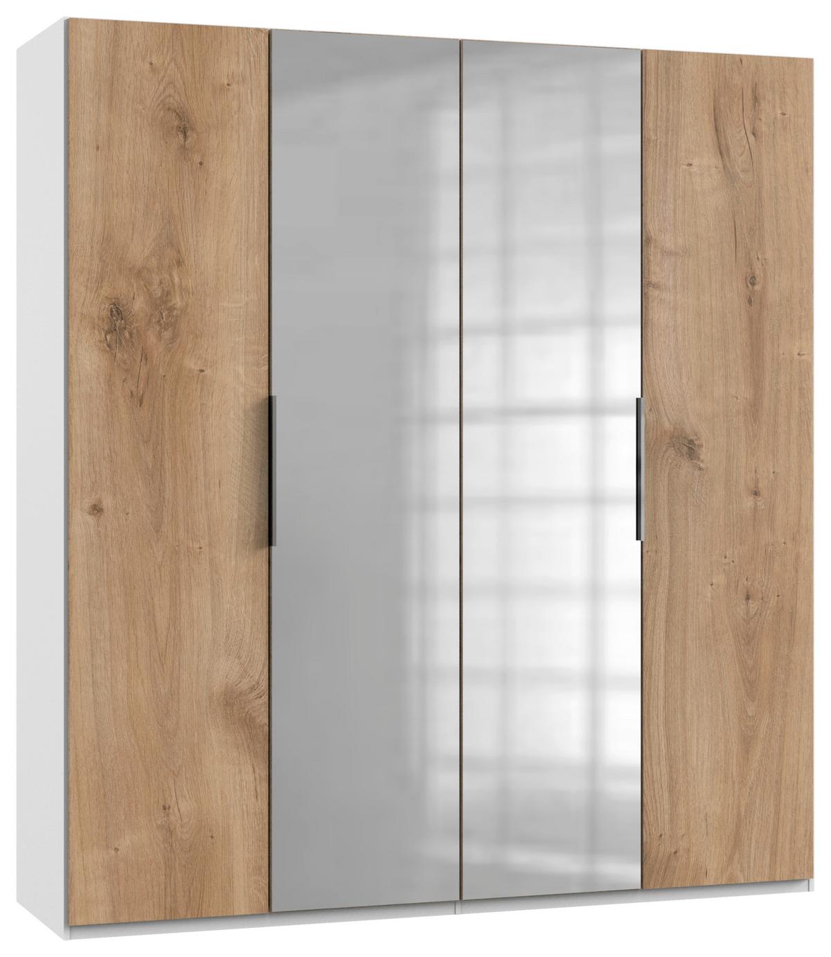 Ormar S Klasičnim Vratima Level 36 A - bijela/boje hrasta, Moderno, drvni materijal (200/216/58cm) - Modern Living