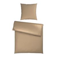Bettwäsche Xenia Uni XL Beige ca. 155x220cm - Beige, MODERN, Textil (155/220cm) - Premium Living