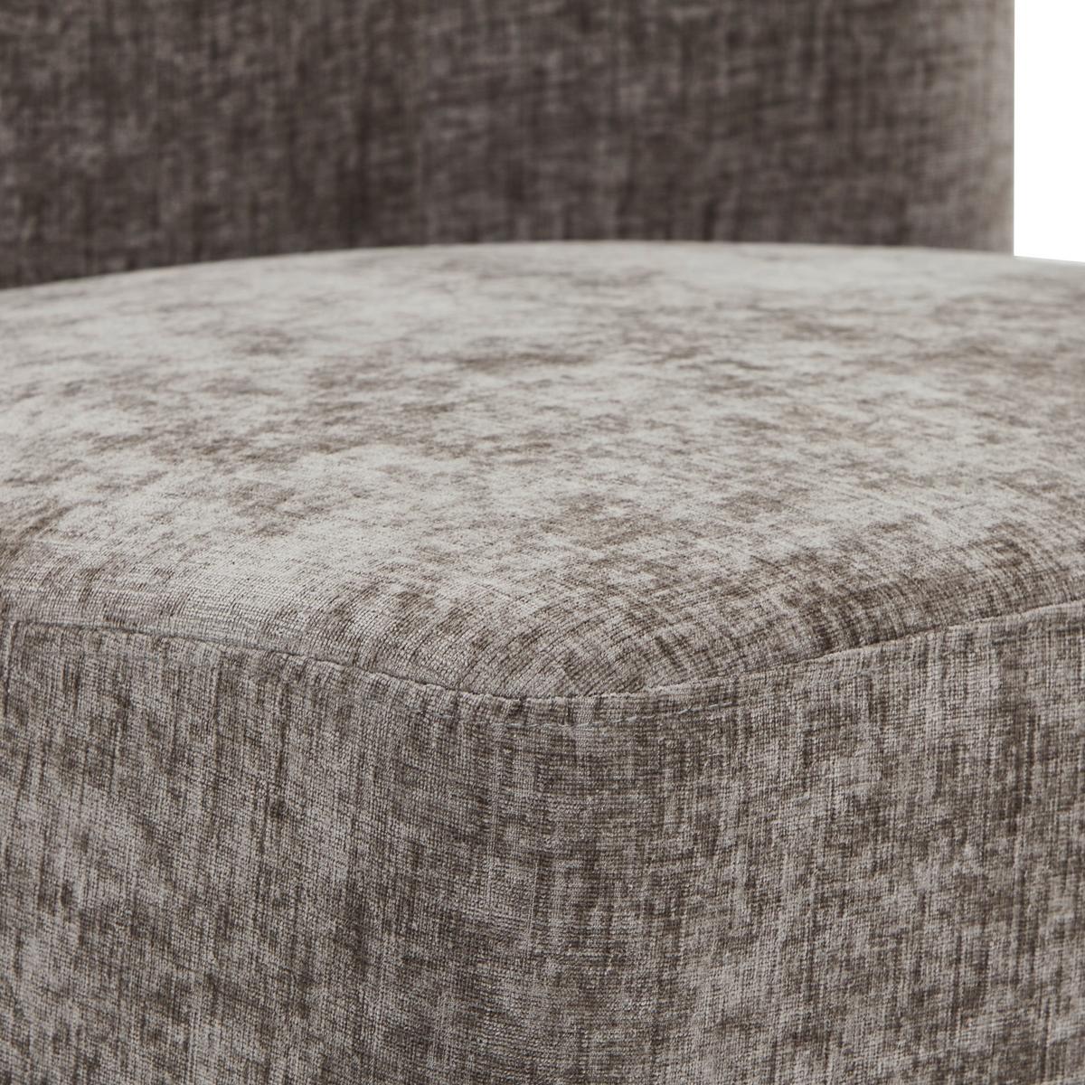 FOTEL POLSTER - szary, Design, drewno/tkanina (64/71/73cm) - MID.YOU