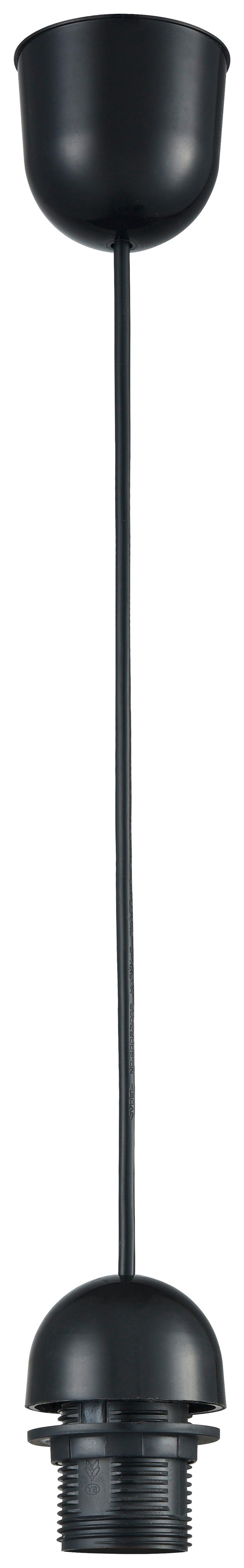 Ovjes Za Stropnu Svjetiljku Anita - crna, plastika (150cm) - Modern Living