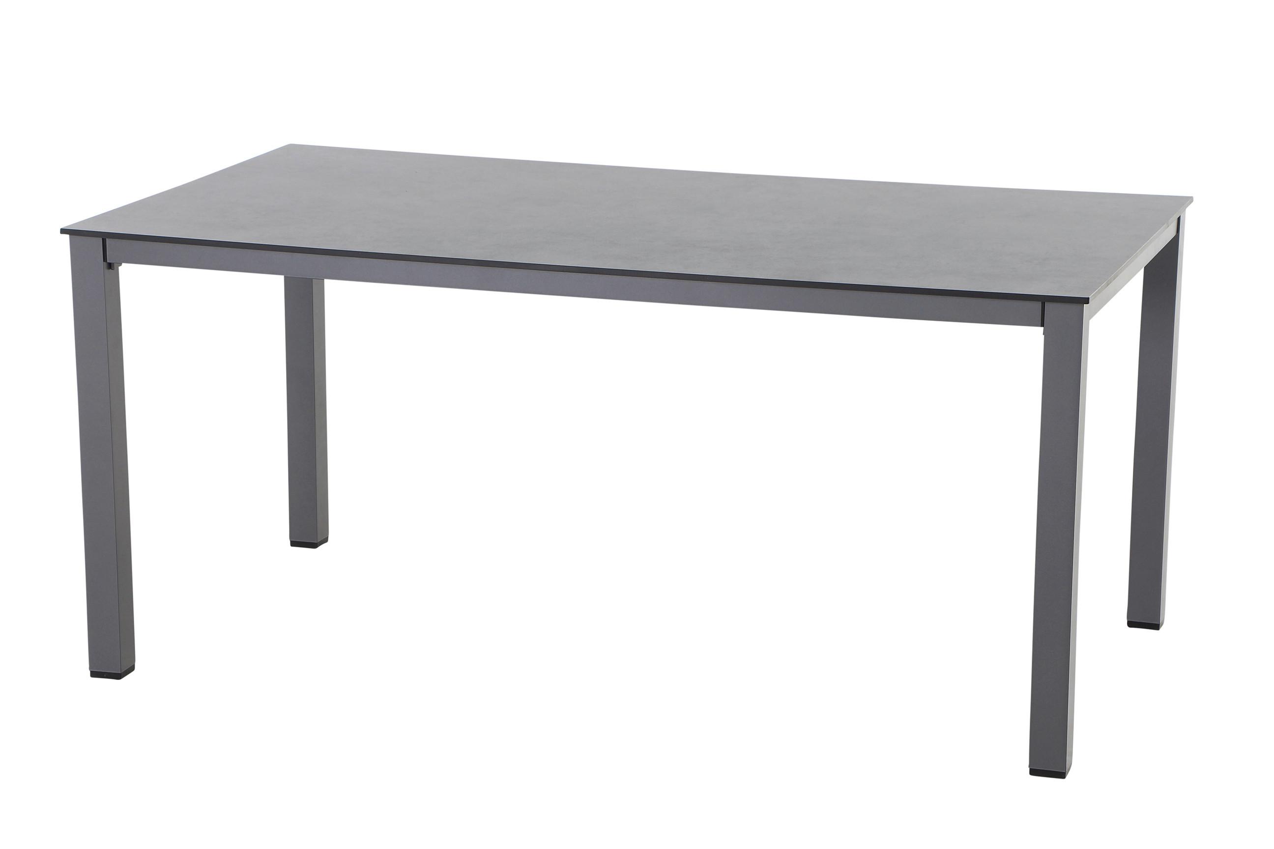 GARTENTISCH K95704 - Anthrazit, KONVENTIONELL, Holzwerkstoff/Kunststoff (160/90/72cm) - Siena Garden