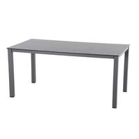 GARTENTISCH K95704 - Anthrazit, KONVENTIONELL, Holzwerkstoff/Kunststoff (160/90/72cm) - Siena Garden