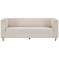 Trosed Sam, Krem - krem barve, Moderno, tekstil/les (217/79/84cm) - Mömax