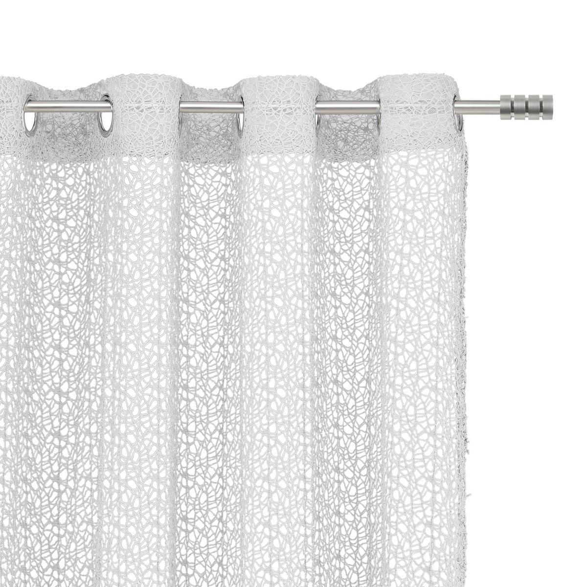 Zavesa Z Obročki Astrid - srebrne barve, Moderno (140/245cm) - Modern Living