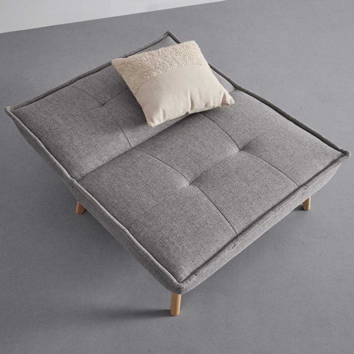 Schlafsessel Romeo Grau Webstoff - Grau, MODERN, Holz/Textil (99/83/84cm) - Bessagi Home