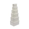 Korb Bamboo White - Weiß, Holz (29/18/19cm) - MÖMAX modern living