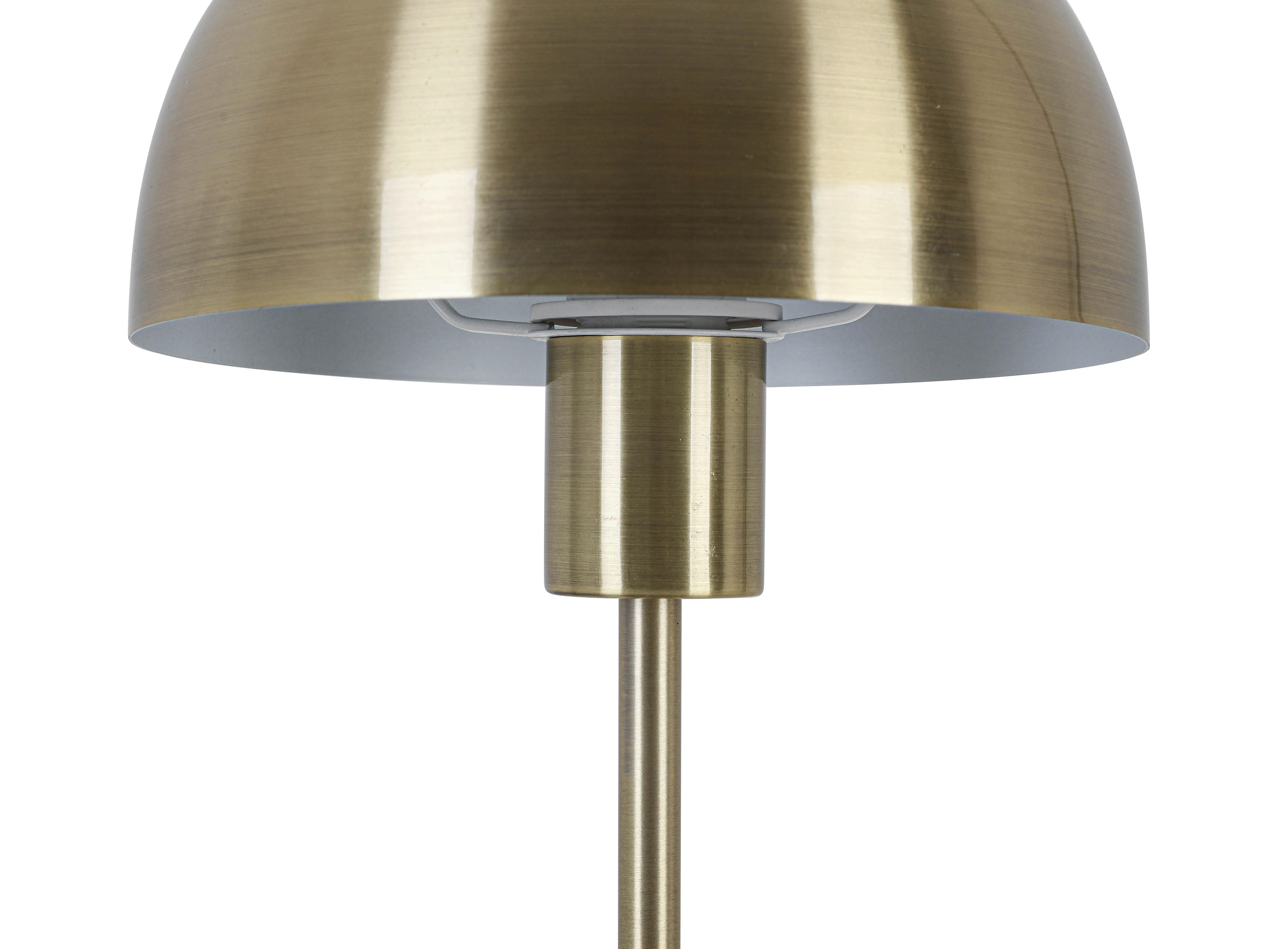 BORDSLAMPA MUSCH - mässingsfärgad/svart, Modern, metall/plast (18/18/30cm) - Mömax