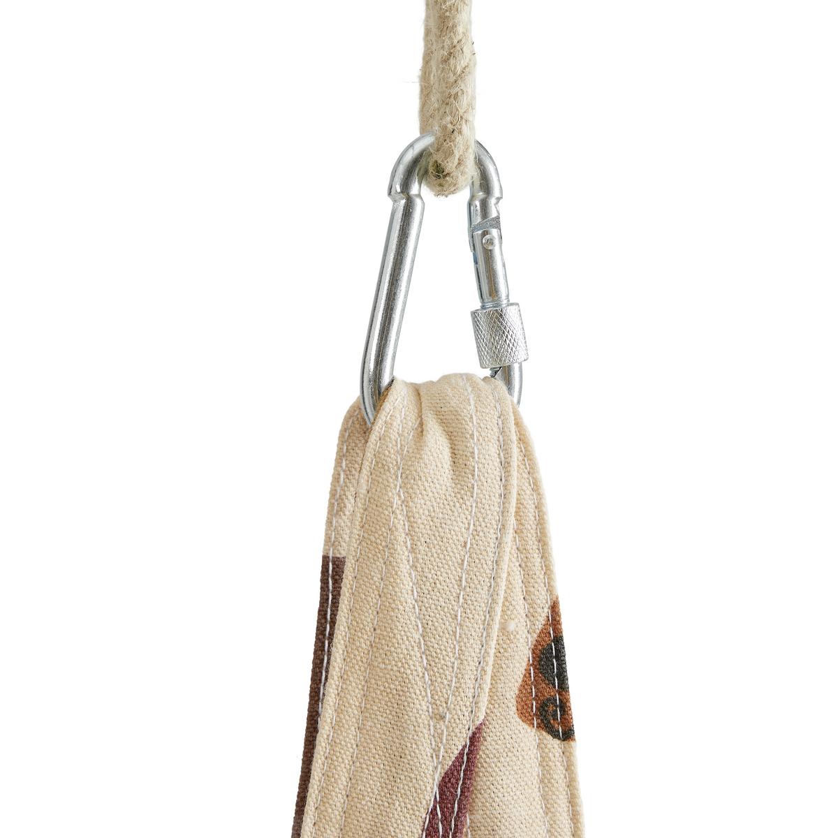 Hängehöhle Pooh Braun/Beige Webstoff - Beige/Braun, MODERN, Textil (70/150/70cm) - Bessagi Kids