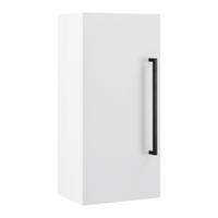 Hängeschrank Marianne Weiß ca. 30x64x20 cm - Schwarz/Weiß, MODERN, Holzwerkstoff/Metall (30/64/20cm) - Bessagi Home
