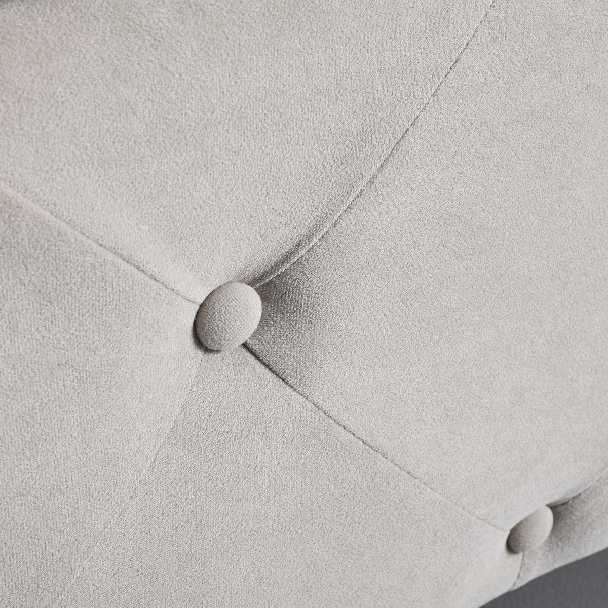Kárpitozott Ágykeret Lina - taupe, Modern, textil/fém (180/200cm) - Bessagi Home