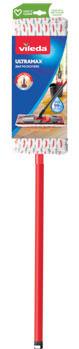 BODENWISCHER VILEDA-ULTRAMAX BODENWISCHER - Rot/Hellgrau, Basics, Textil (7/14/105cm) - Vileda