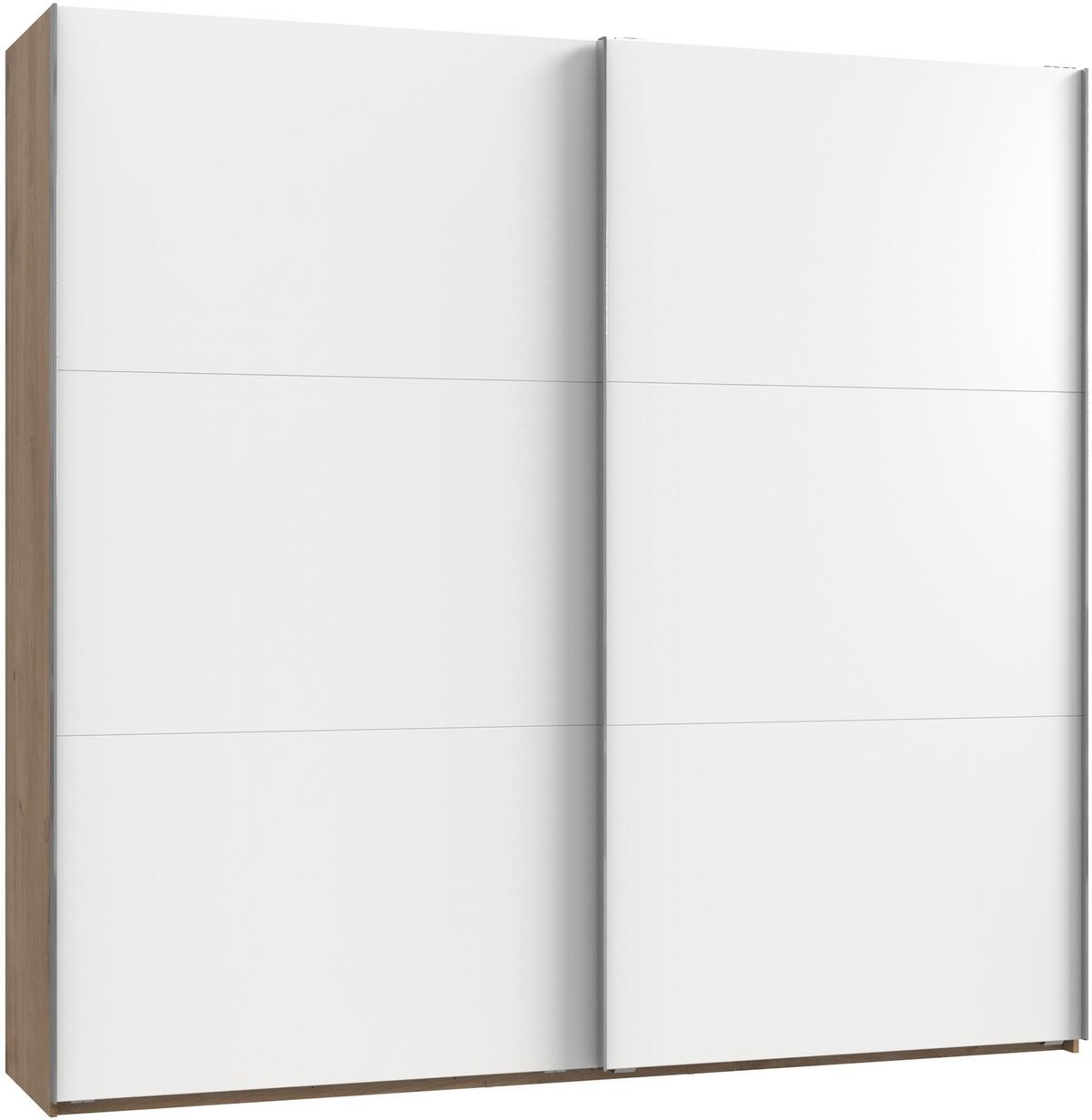 Ormar S Kliznim Vratima Level 36 A - bijela/boje hrasta, Moderno, drvni materijal (250/236/65cm) - Modern Living