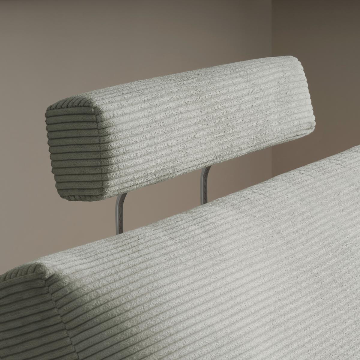 Tetiera CORA - gri, Modern, plastic/carton (63/57/40cm) - Mömax
