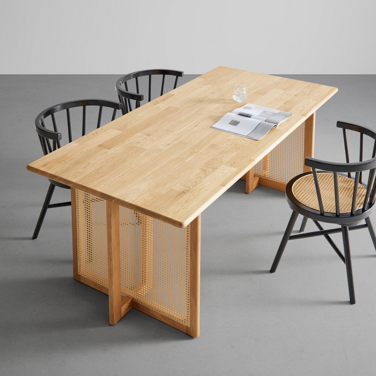 Esstisch Novara in Holz Esche massiv ca. 180x90x76 cm - Eschefarben, MODERN, Holz (180/90/76cm) - Bessagi Home