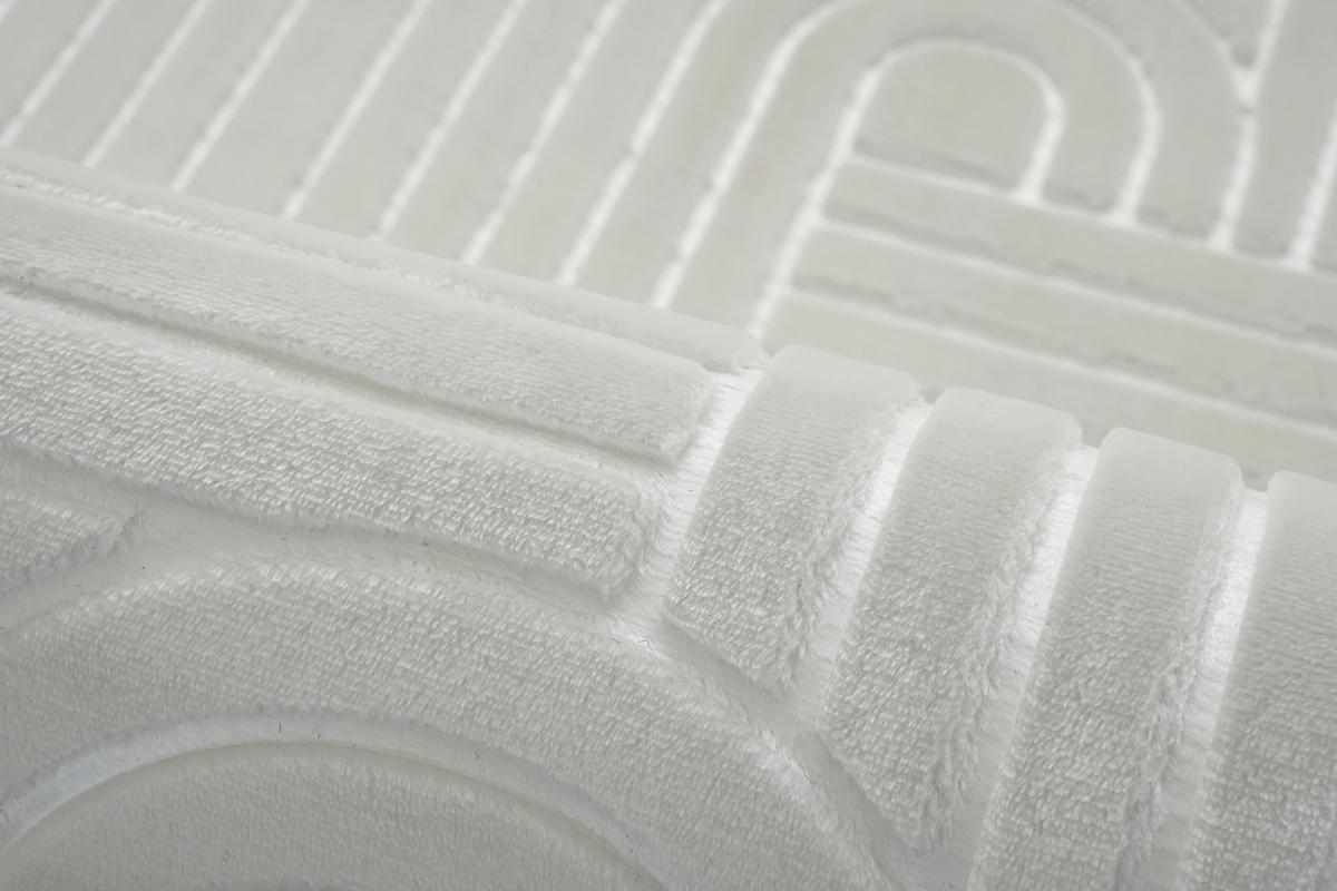 Flachwebeteppich Calma 125 Weiss 120 X 160 Cm - Weiss, Basics, Textil (120/160cm) - Kayoom