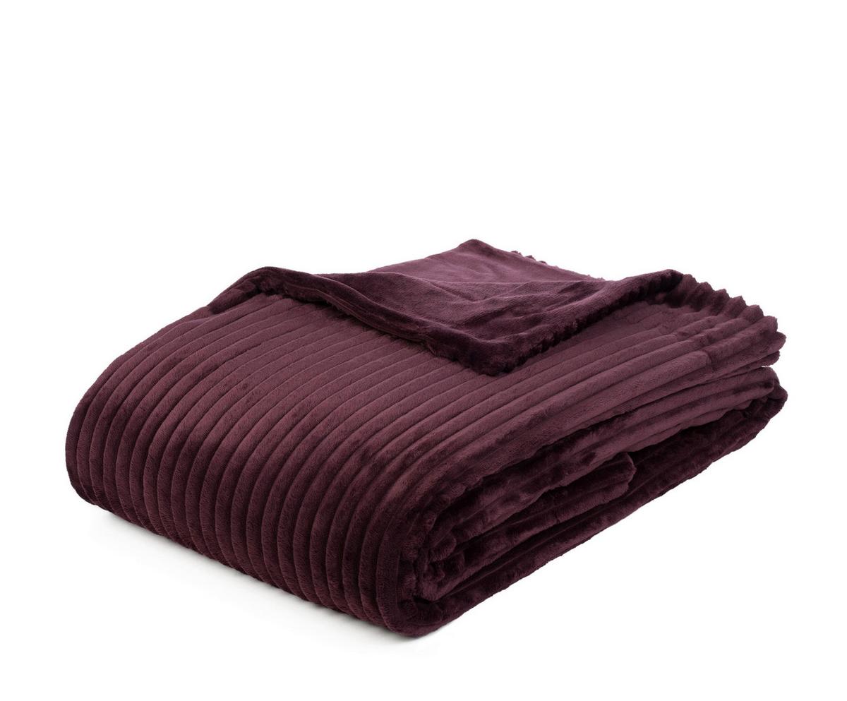 KOC DOMOWY CORD - jeżynowy, Konventionell, tkanina (150/200cm) - Novel