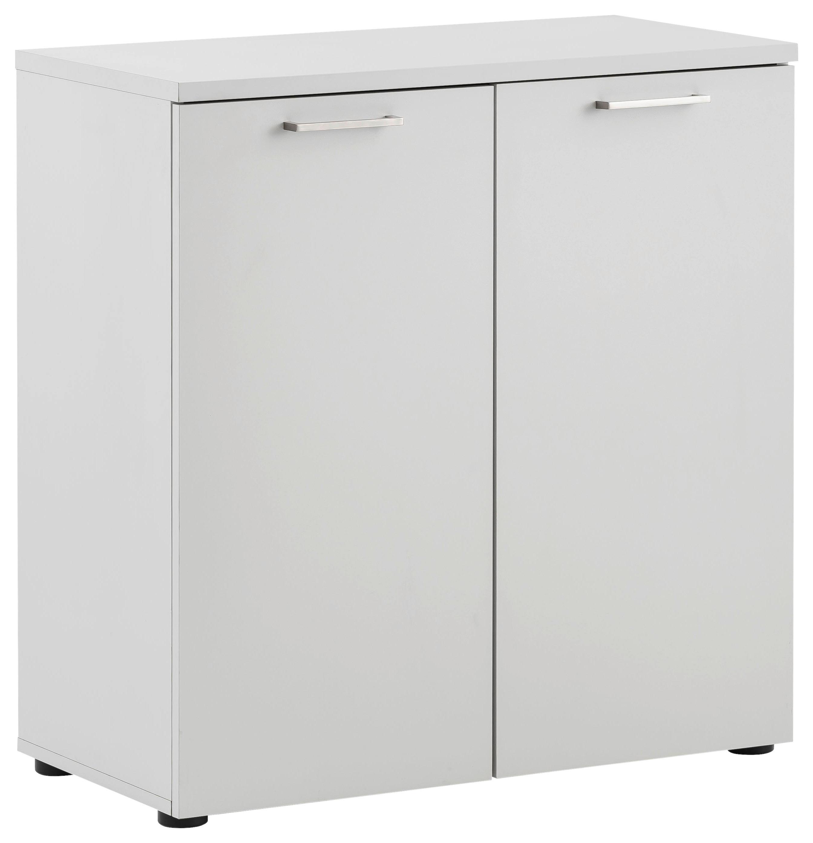 Aktenschrank "Serie 1500" , hellgrau - Hellgrau, KONVENTIONELL, Holzwerkstoff (80,2/84,2/41cm) - MID.YOU