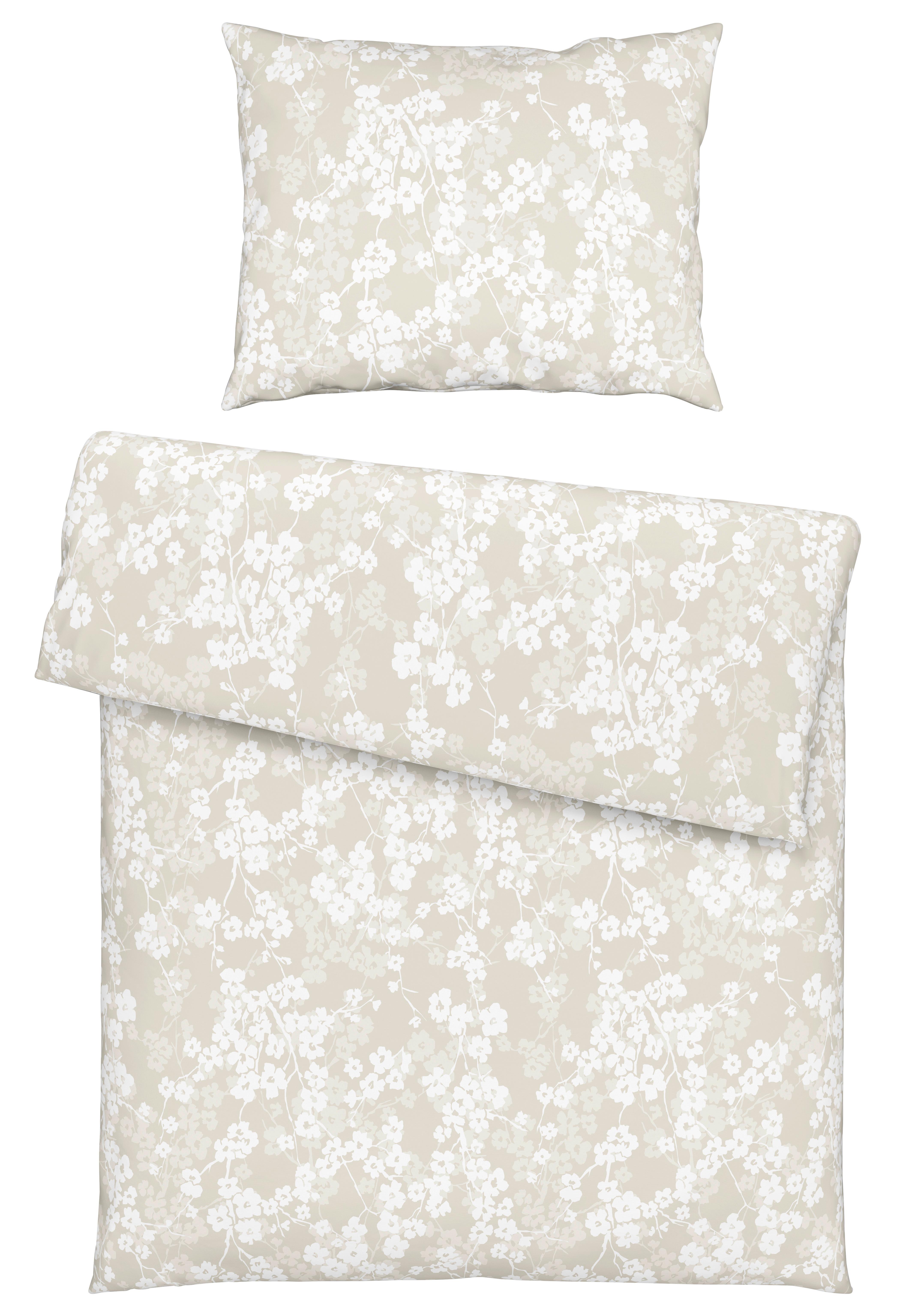 BETTWÄSCHESET CATRIN - Beige, Lifestyle, Textil (160/210cm) - Modern Living
