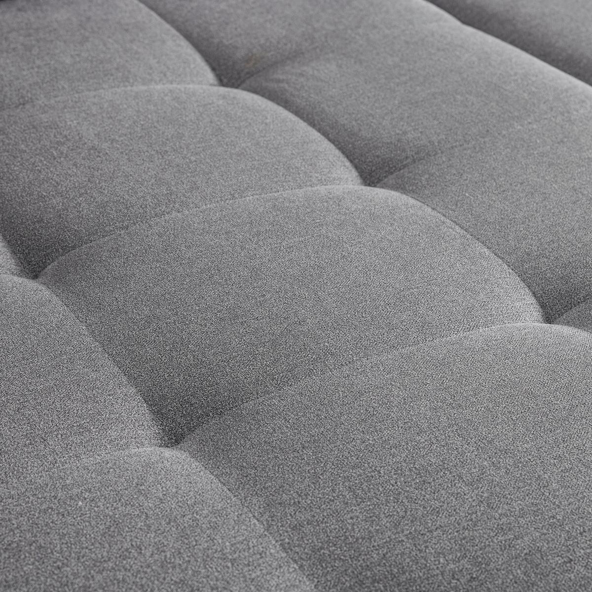 Ecksofa in Grau - Schwarz/Grau, Konventionell, Holz/Textil (215/92/160cm) - Based