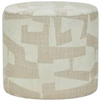 HOKER CASPER - biały, Lifestyle, materiał drewnopochodny/tkanina (45/40/45cm) - Xora