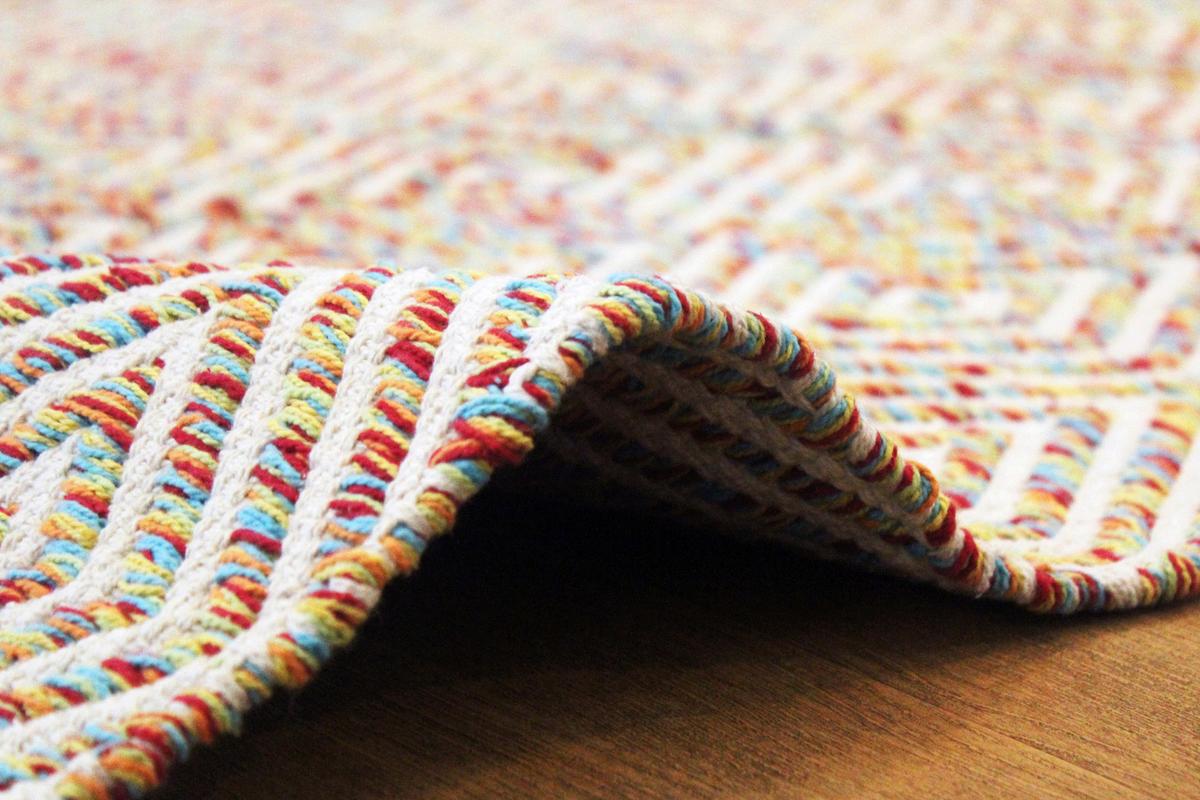 Flachwebeteppich Aperitif 310 - Multicolor, Konventionell, Textil (160/230cm) - Kayoom