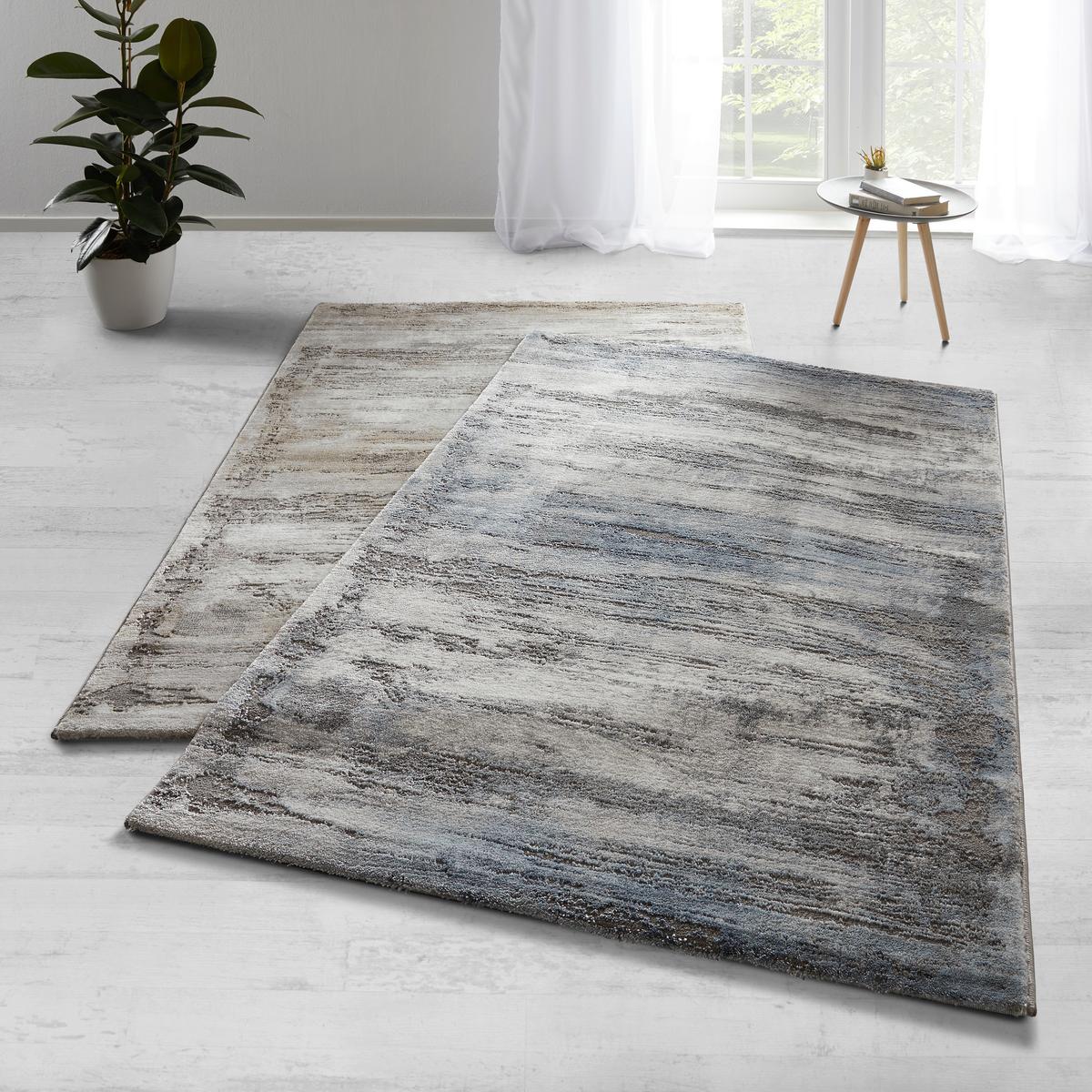 Webteppich Oxford 4 Grau/Beige ca. 200x290cm - Beige/Grau, MODERN, Textil (200/290cm) - Mömax