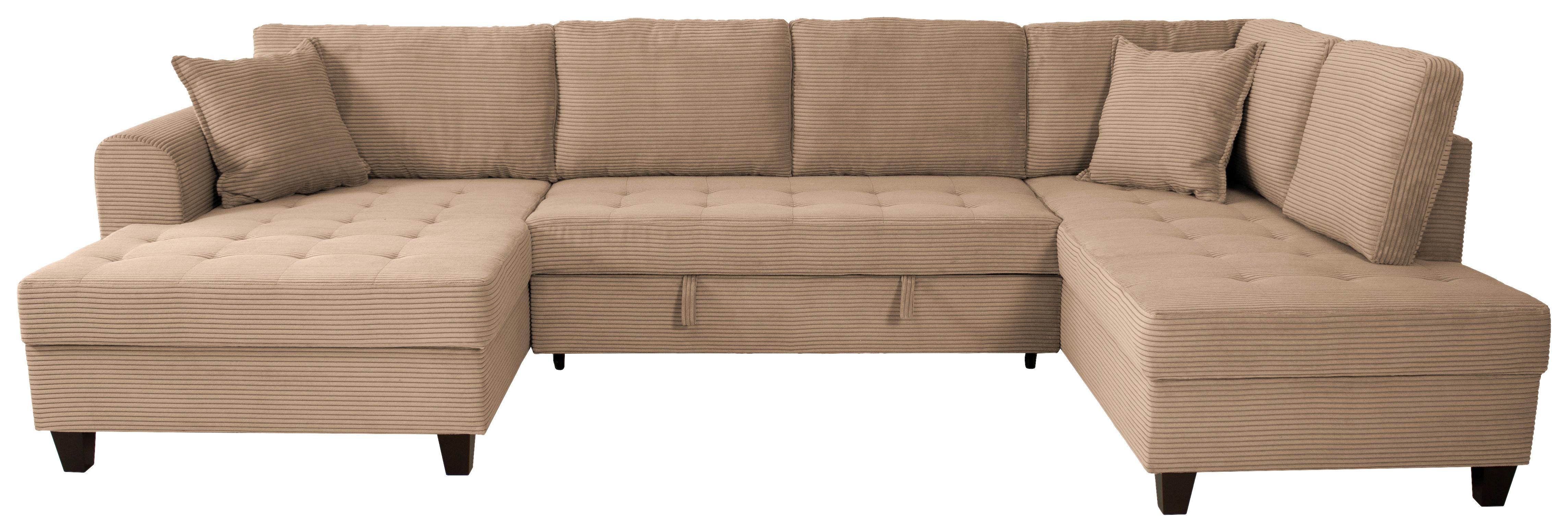 Canapea modulara MORITZ - caramel, Trend, textil (155/324/178cm) - Modern Living