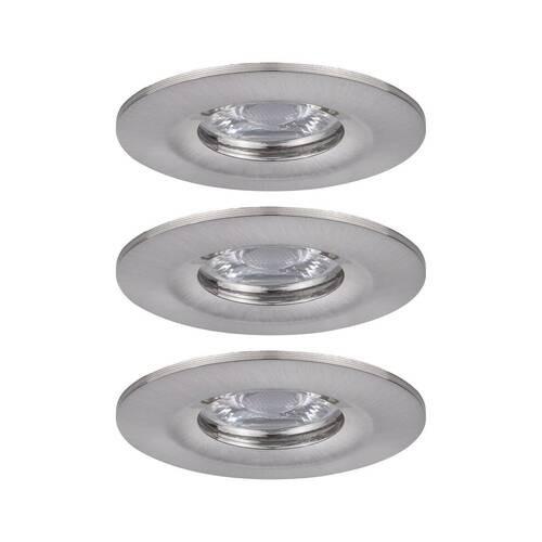 LED-Deckenleuchte Nova mini max. 4 Watt, 3-teilig - Alufarben, Basics, Metall (6,5cm) - Paulmann